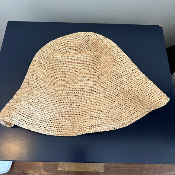 Janessa Leone Beige Straw Hat - Picture 3 of 6